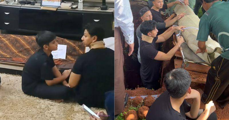 Momen King Faaz Dampingi Sony Septian saat Ibunya Meninggal